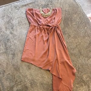Blush tube top dress!